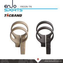 Tacband Offset Tactical Flashlight Mount LED Flashlight for Keymod 1 Inch Ring Tan